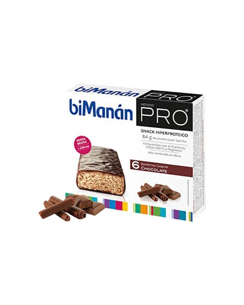 Bimanan Pro Barrita Chocolate 6uds
