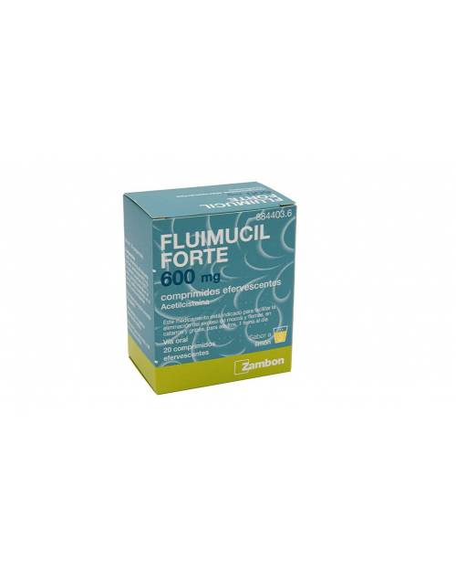 FLUIMUCIL FORTE 600 mg COMPRIMIDOS EFERVESCENTES