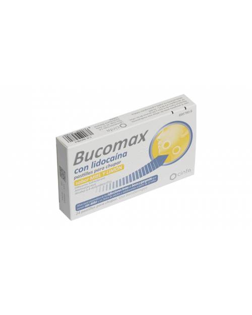 BUCOMAX CON LIDOCAINA PASTILLAS PARA CHUPAR SABOR MIEL Y LIMON