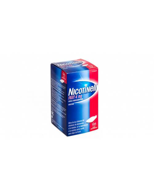 NICOTINELL FRUIT 4 mg CHICLE MEDICAMENTOSO