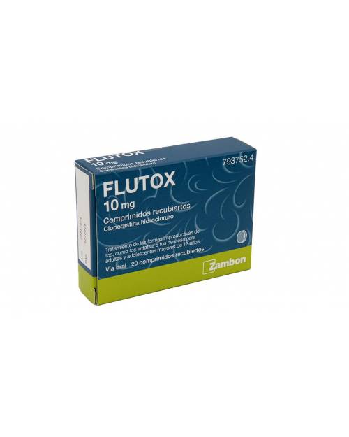 FLUTOX 10 mg, COMPRIMIDOS RECUBIERTOS