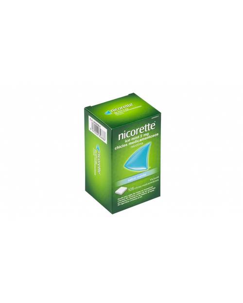 NICORETTE ICE MINT 2 mg CHICLES MEDICAMENTOSOS