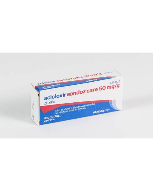 ACICLOVIR SANDOZ CARE 50 MG/G CREMA