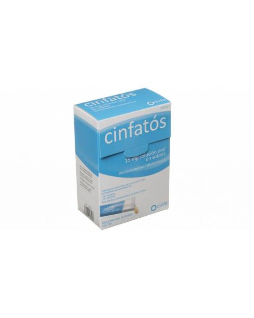 CINFATOS 15 MG SOLUCION ORAL EN SOBRES