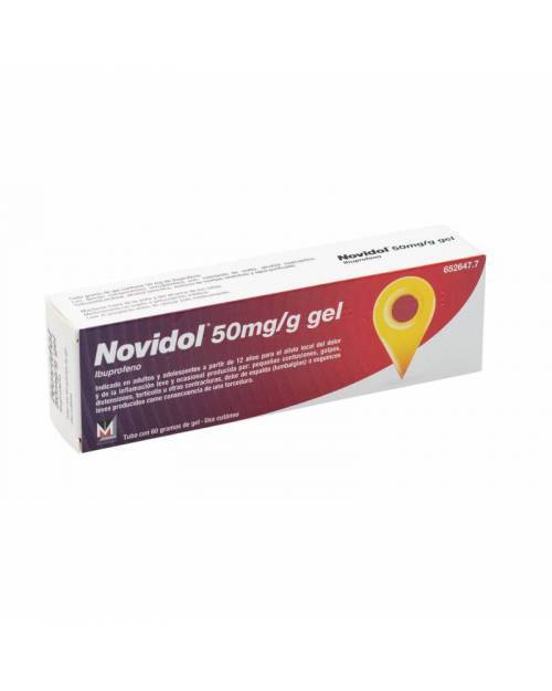 NOVIDOL 50 mg/g GEL